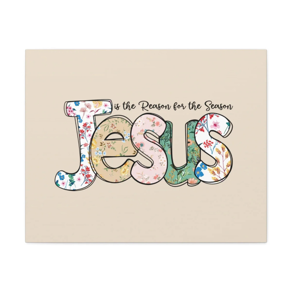 Scripture Walls Reason For The Season 1 Timothy 1:16 Bible Verse Canvas